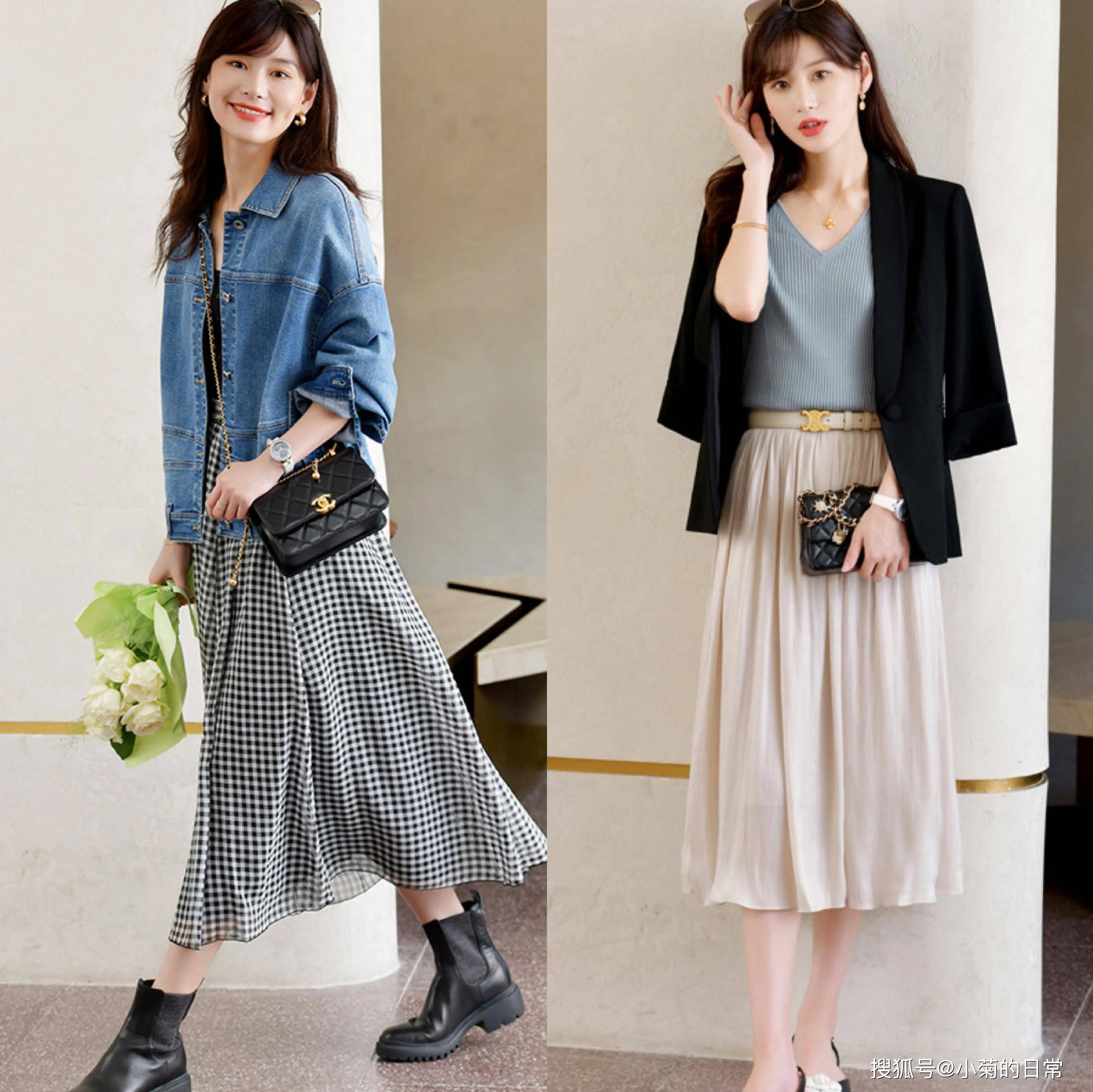 条纹|秋天的第一套装扮,就该这样子,美极了