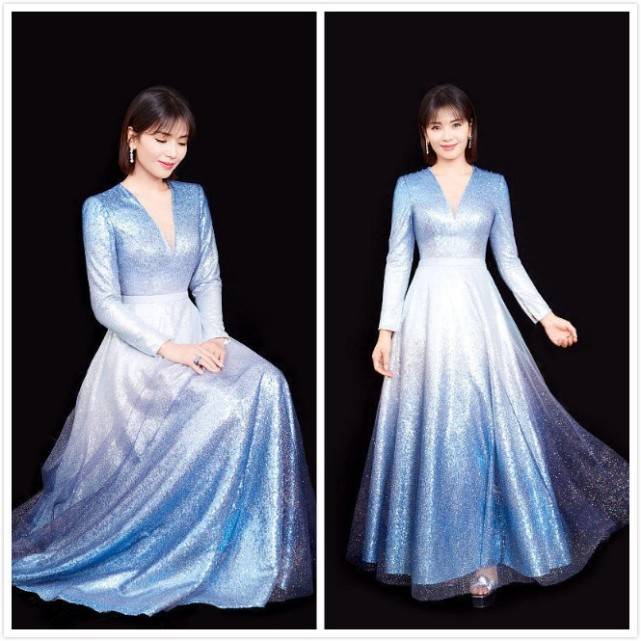 设计|没有刘涛的身材别穿亮片裙，不仅显胖看着还俗气，好在刘涛身材好