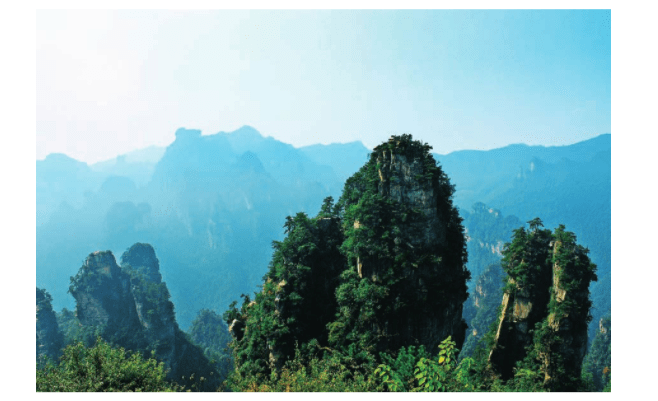 奇峰异石，张家界国家森林公园与天子山景区