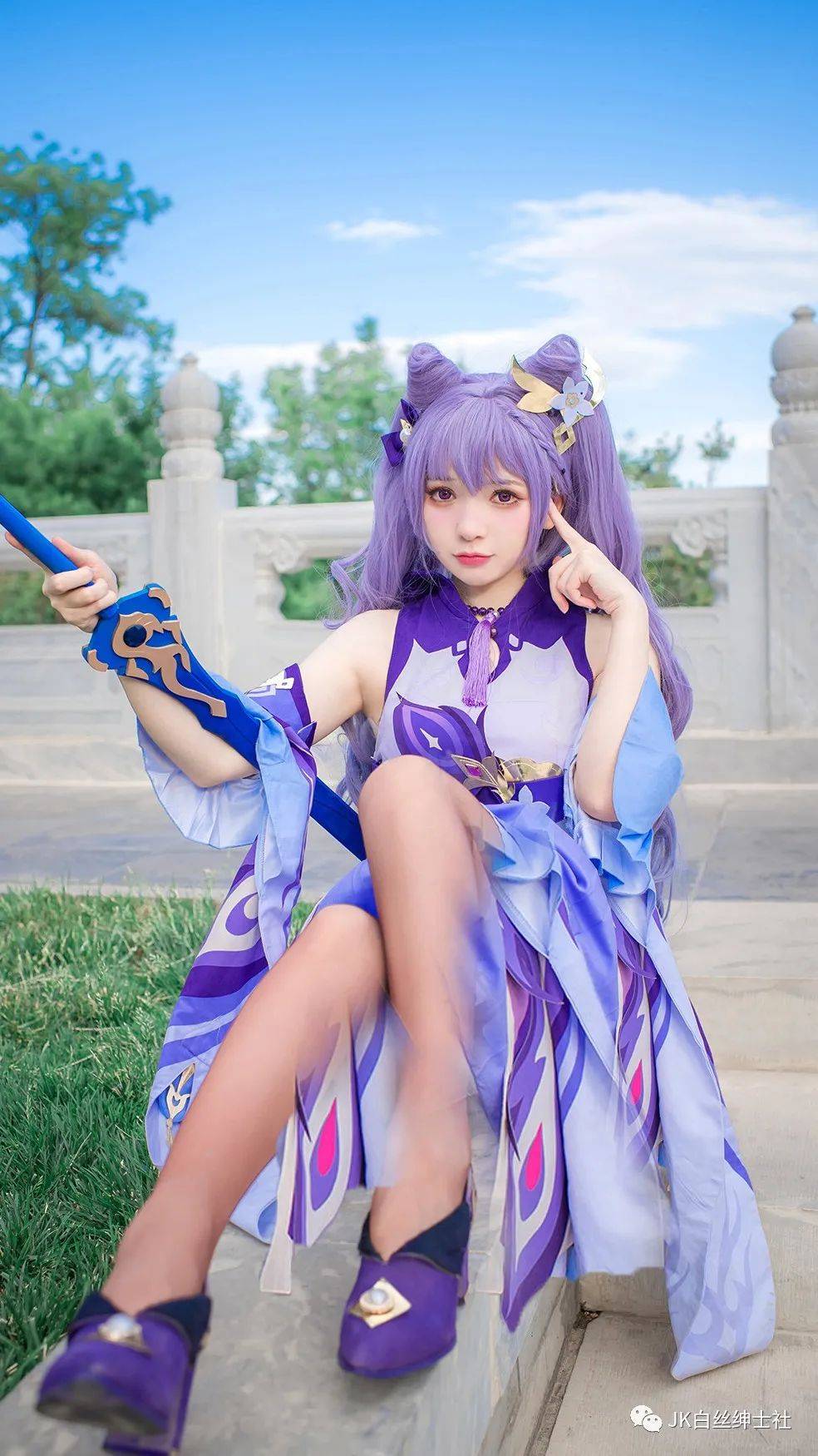 cos：二次元cos大赏原神刻晴cos正片@十一
