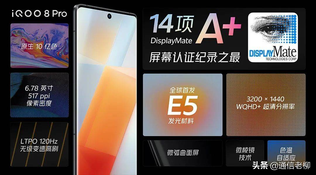 手机|行业首发三星E5屏，iQOO 8系列成年度手机大战佼佼者！