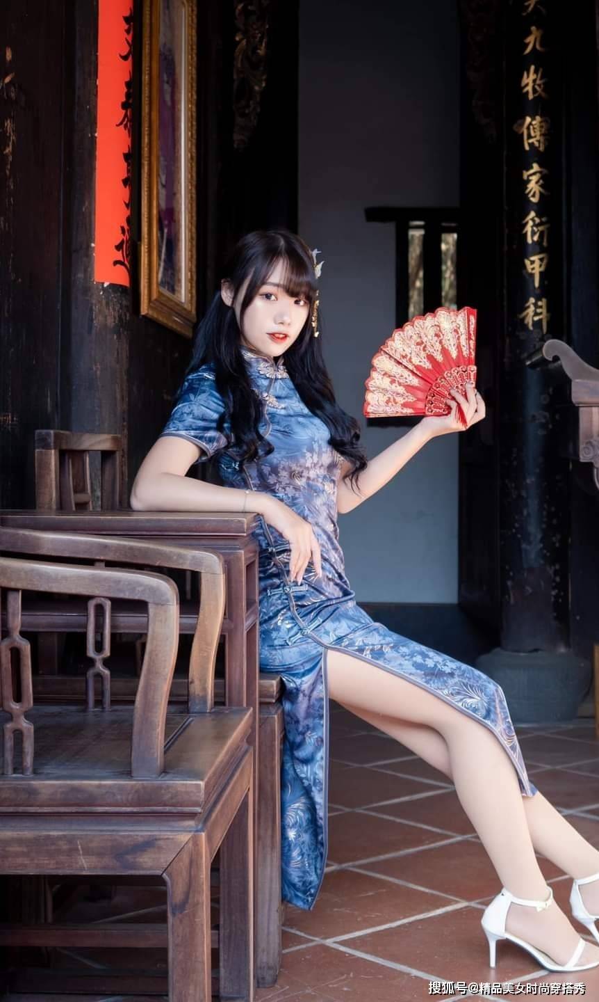 显高|国潮风的掀起，旗袍也受到很多女生的喜爱，能够展示女性的魅力