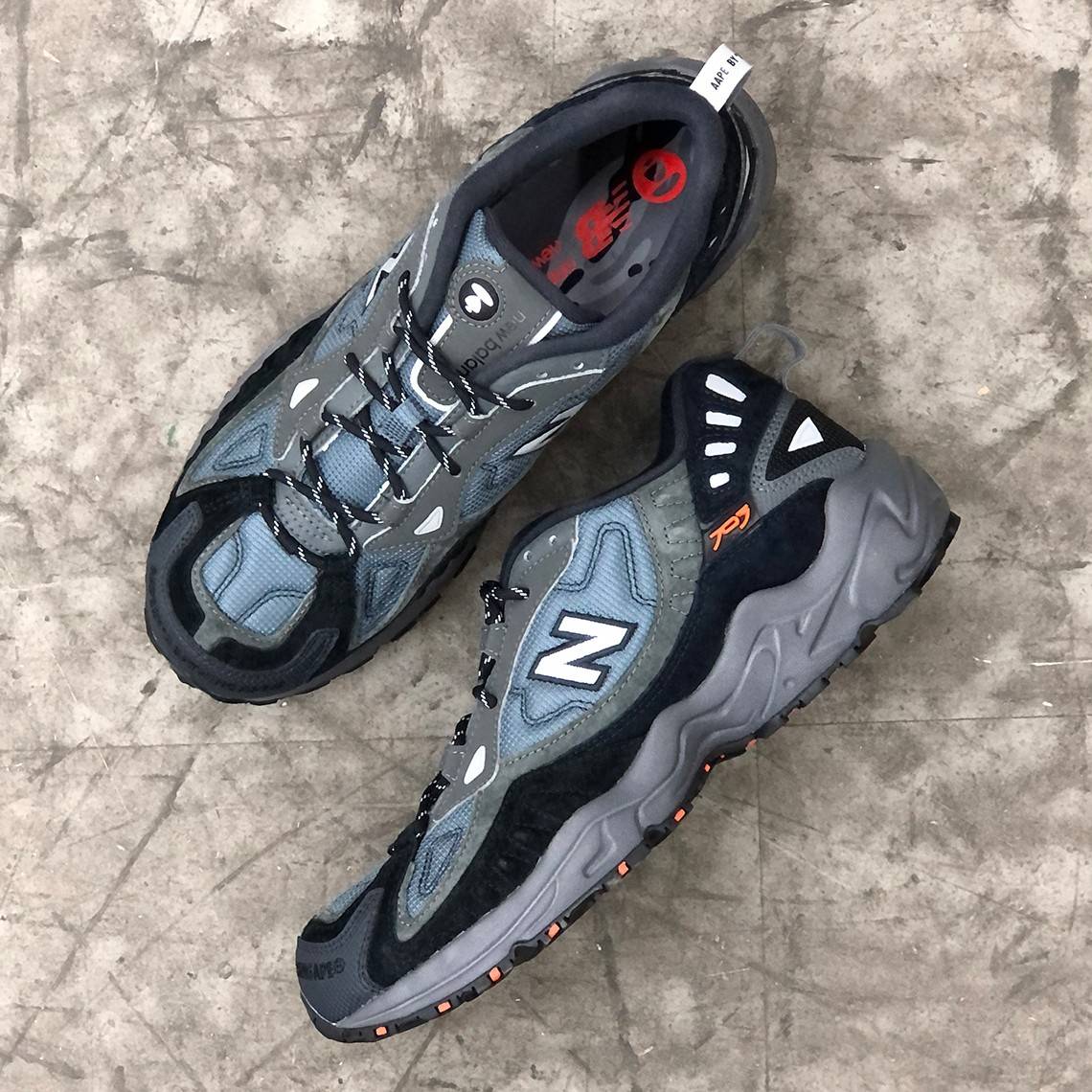 尼龙|硬朗军事风！AAPE x New Balance 实物首次曝光！