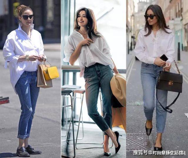 面料|白衬衫这样穿太好看了吧,简约大方又气质,普通人也能驾驭