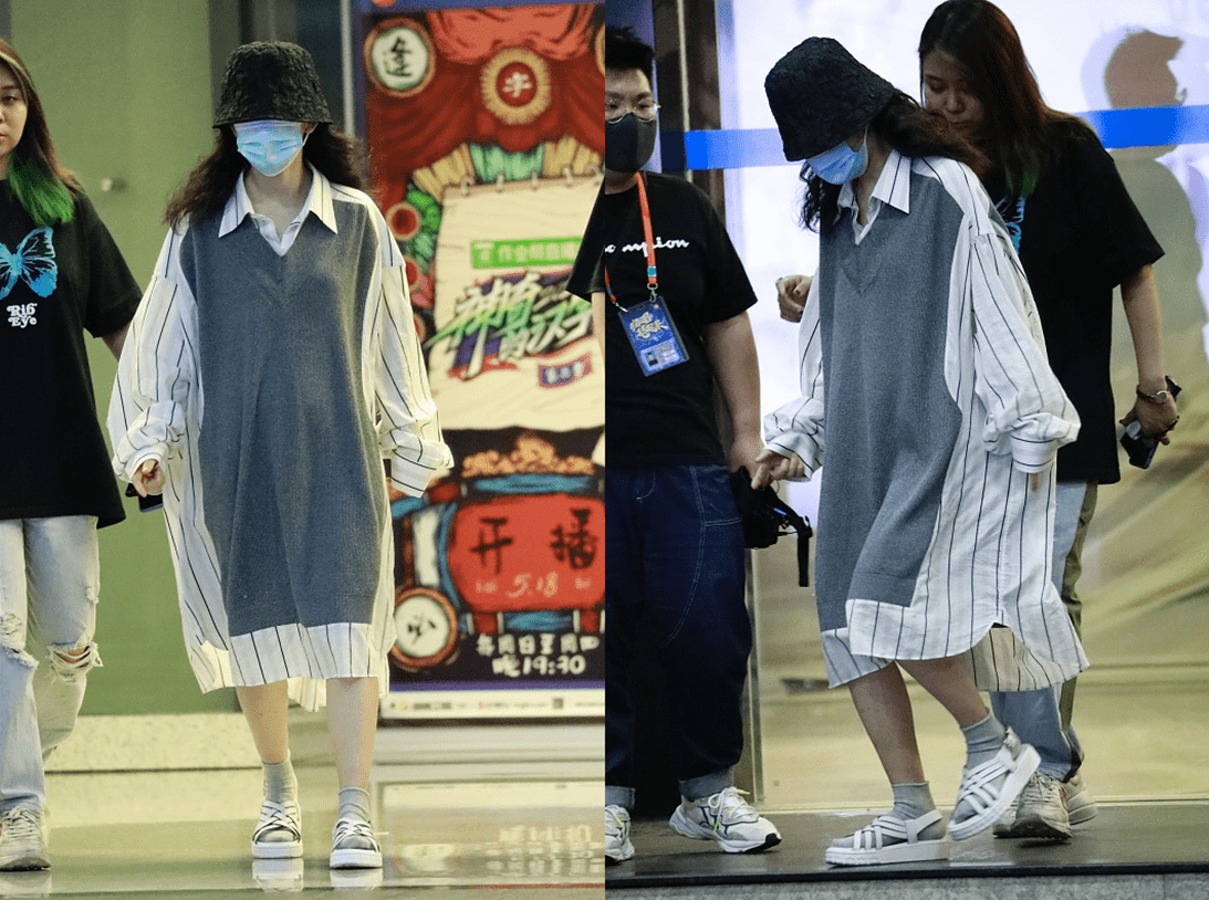 身材|谢娜复工后的穿搭真随性，衣着宽松却不显胖，花哨设计看着更个性