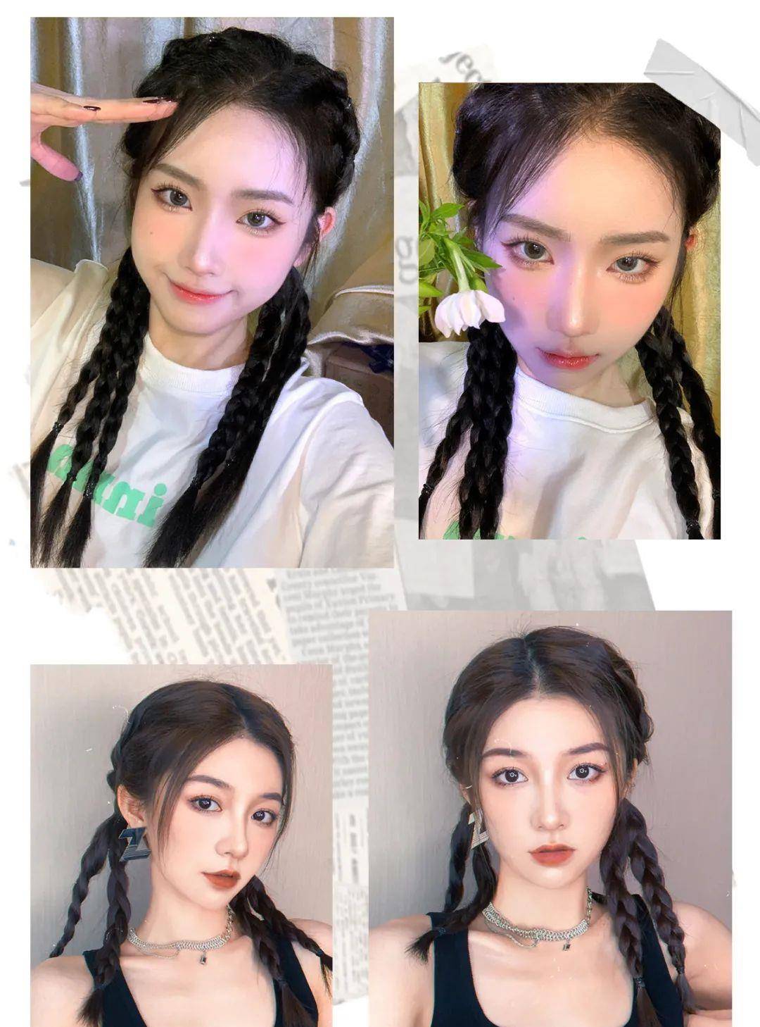 发型|2021不要再披头散发了！今夏流行“甜辣扎发”，谁扎谁好看！