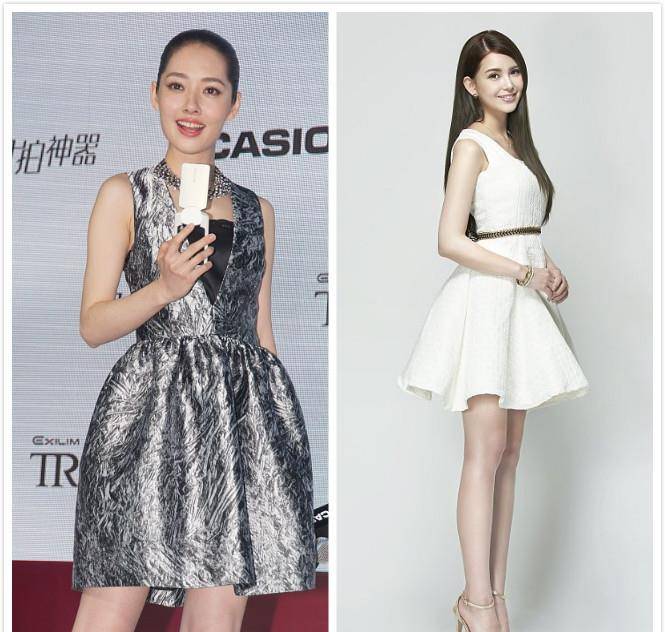 郭碧婷|郭碧婷原来保养得这么好，和昆凌站在一起，看不出相差了十岁
