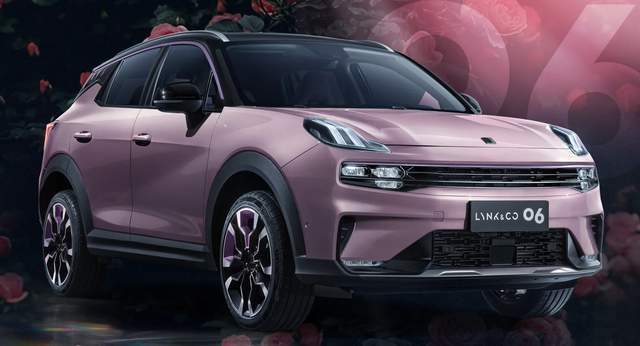 樱花粉遇上野莓紫领克06