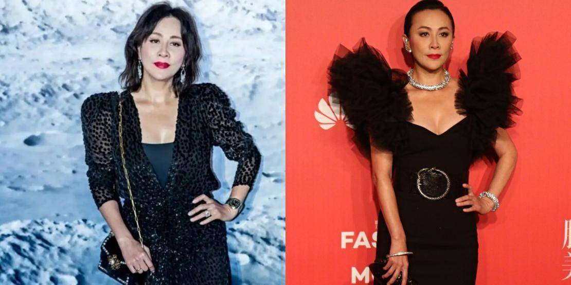 裙子|刘嘉玲穿礼服气场强大惊艳全场，梁朝伟和章子怡都成了衬托