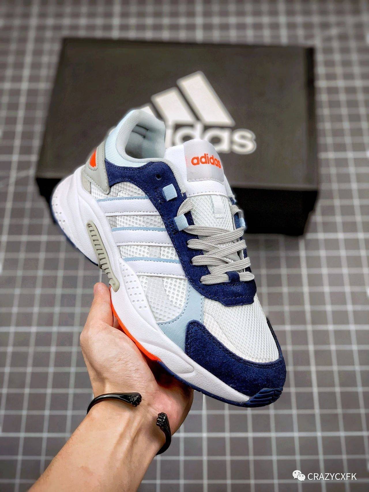 身份|阿迪达斯 ADIDAS CRAZYCHAOS YUNG 1 三叶草复古运动鞋