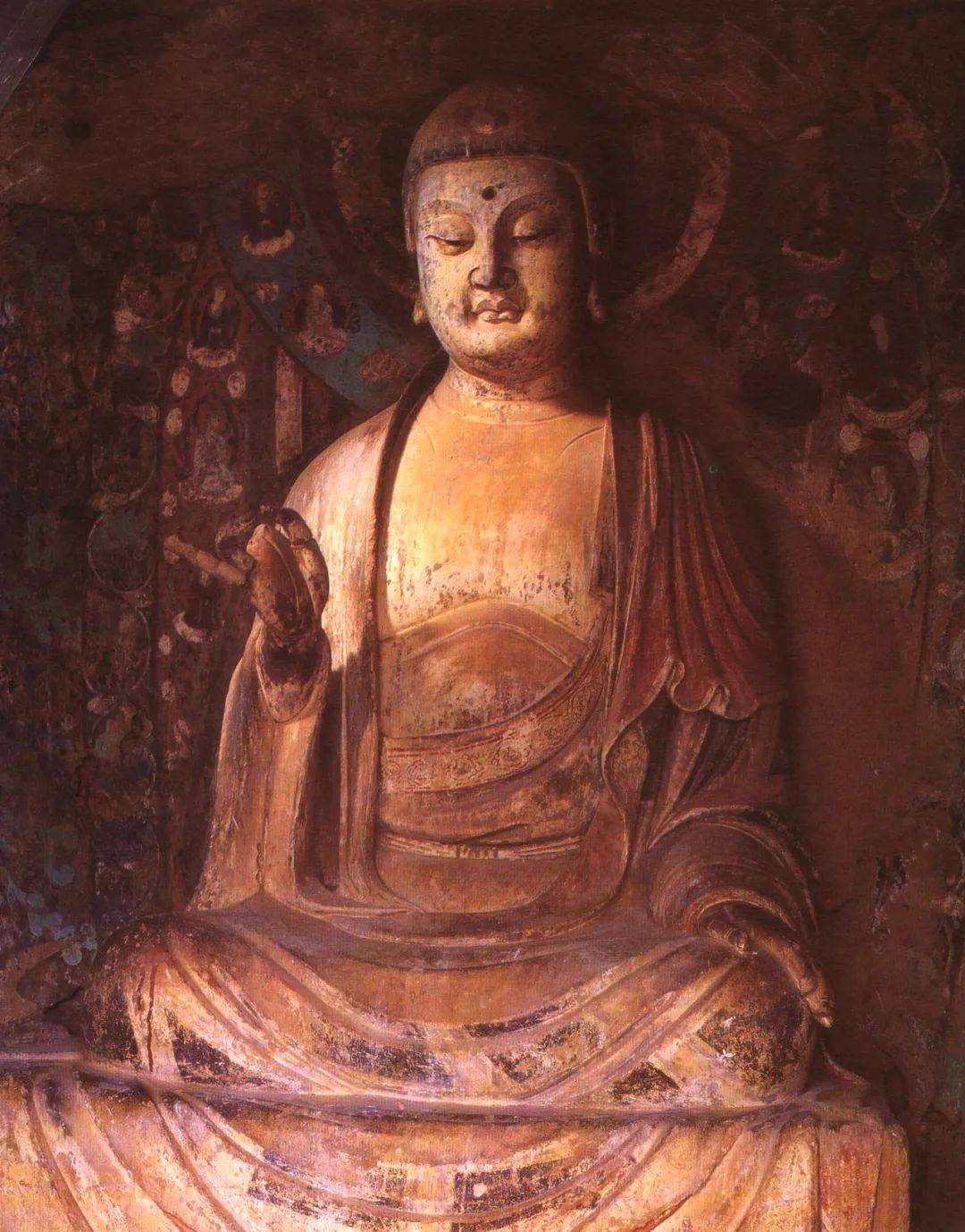 龛维摩诘及侍女第4窟第1龛左侧弟子迦叶第4窟第6龛右壁右侧菩萨第4