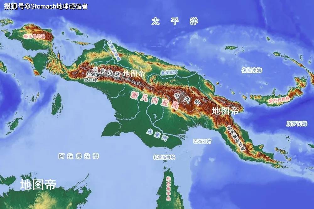 巴布亚新几内亚为什么只有几内亚岛的一半？
