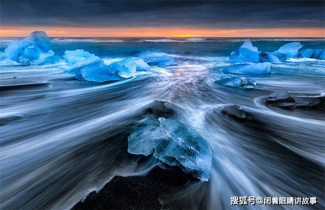 冰岛冰河湖出现“钻石沙滩”奇观，好莱坞很多电影曾在此取景拍摄