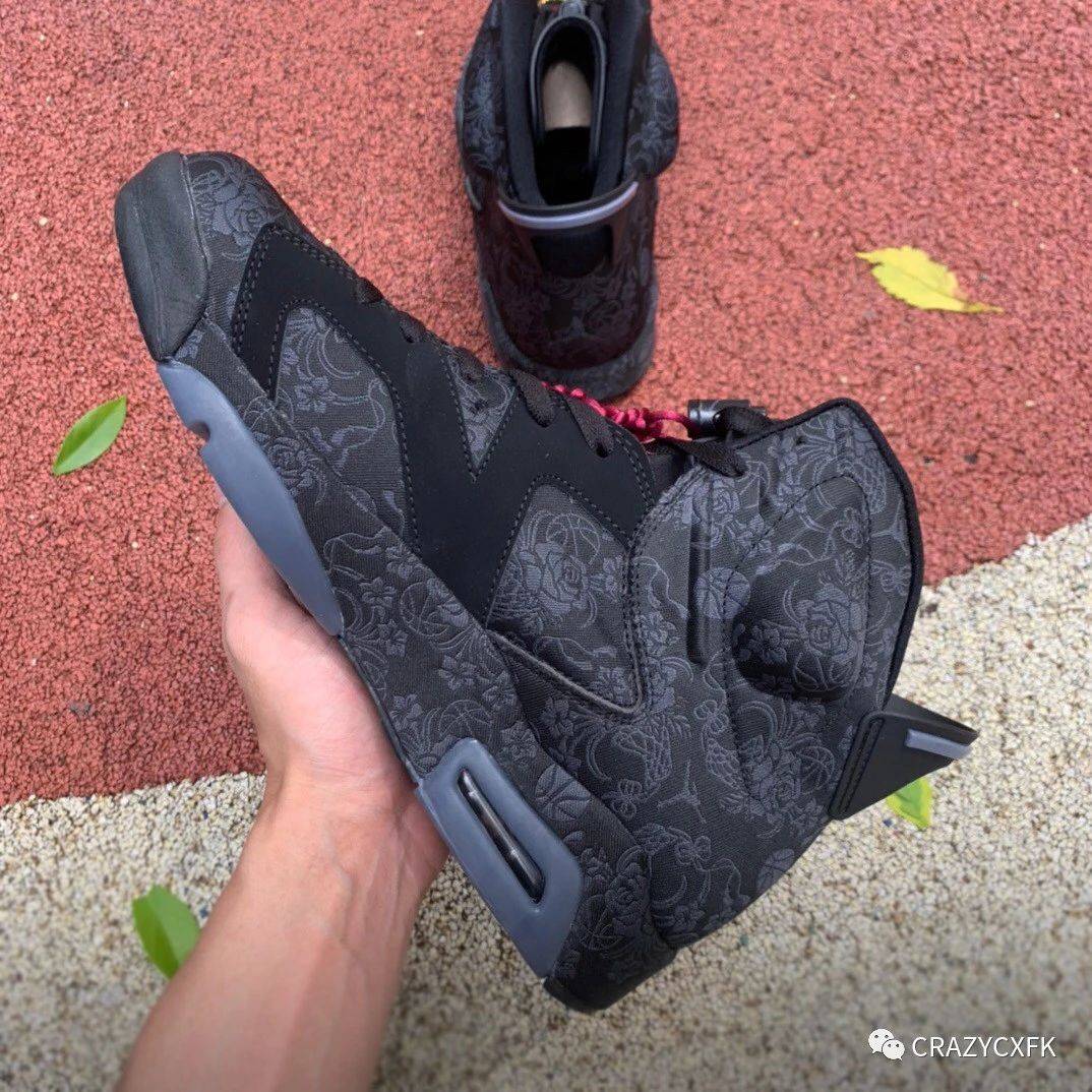 Jumpman|Air Jordan 6 WMNS Singles Day 乔丹光棍节黑丝绸刺绣篮球鞋