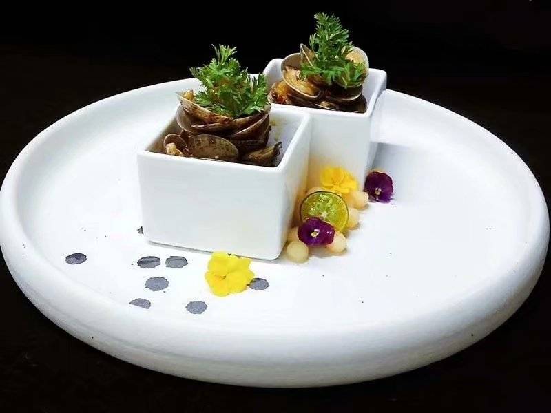 王文周中国烹饪大师捞汁冰镇花蛤