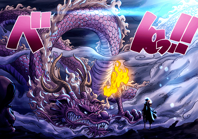 海賊王1023 28歲桃之助變身巨龍 擁有凱多之力 長相酷似御田 連結筆記