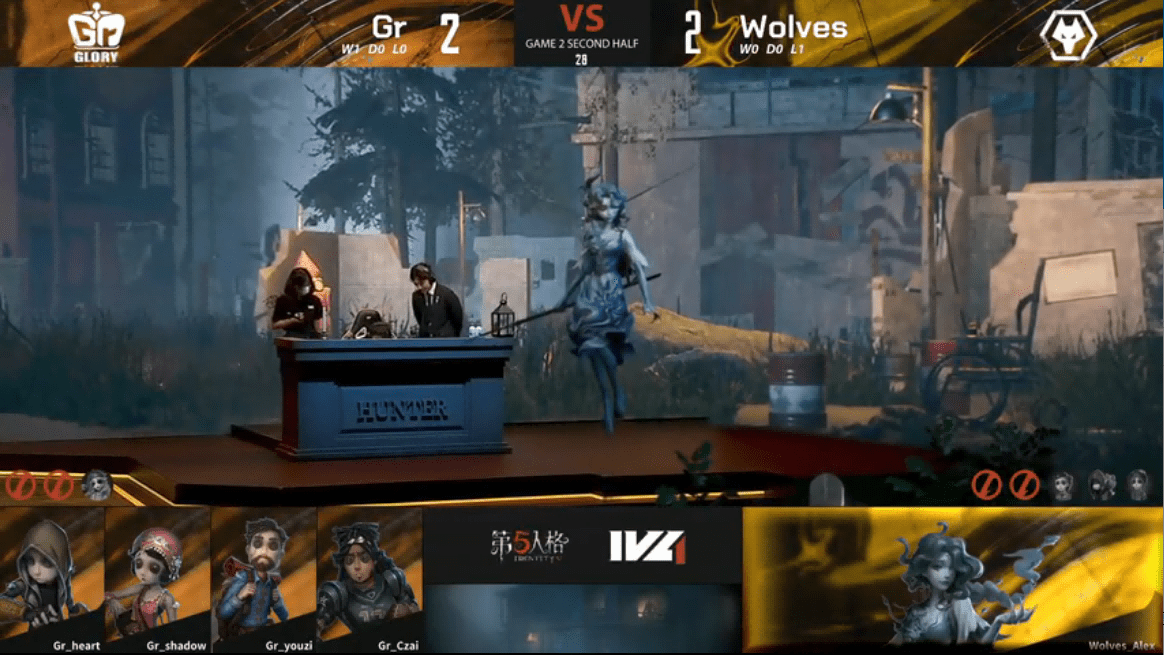 舞女|第五人格2021IVL夏季赛总决赛 Wolves vs Gr 第二局