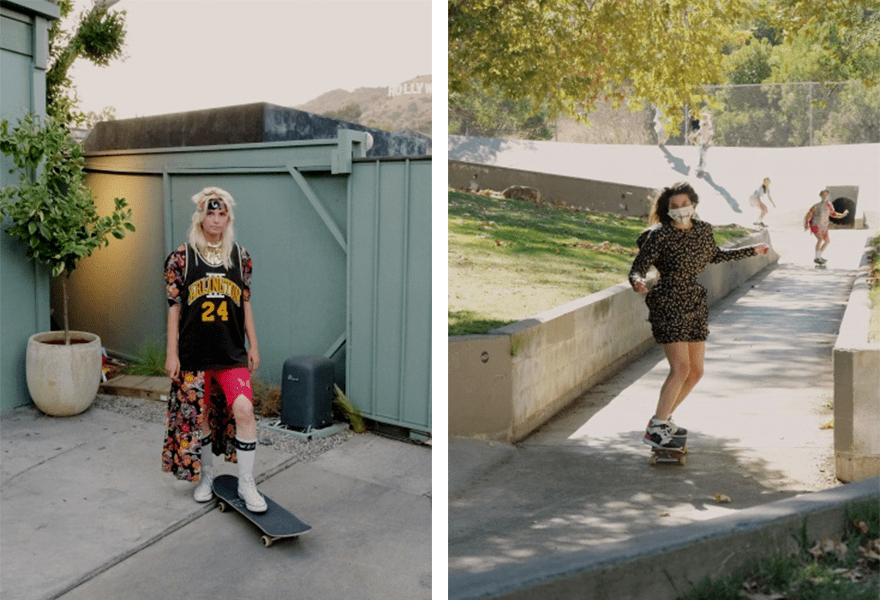 对比|Imitation of Christ 2021春夏,与滑板一起搭配,掌握优雅平衡技巧