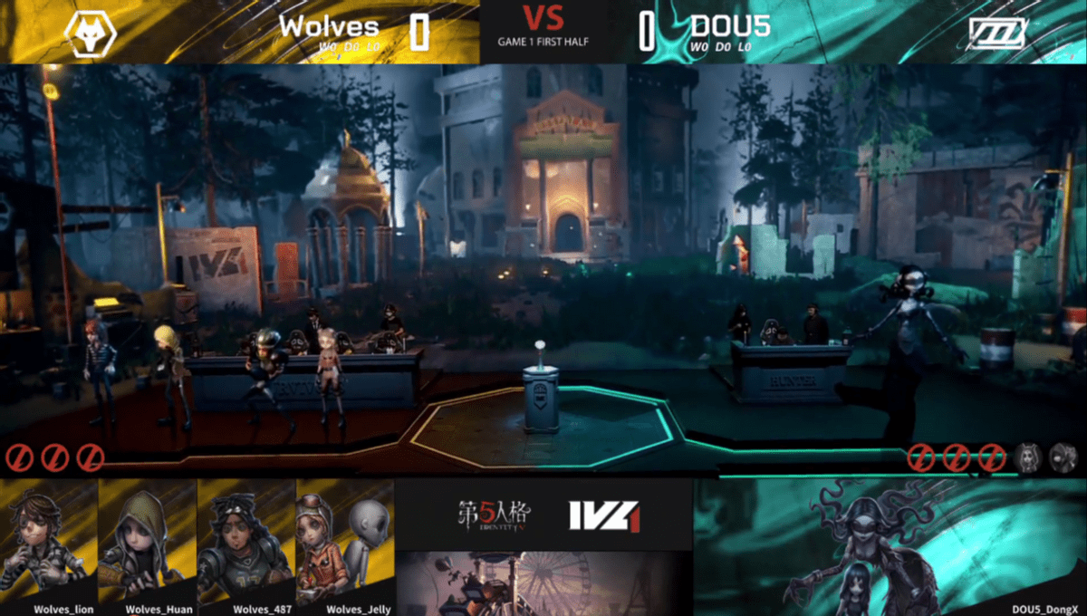 机械师|第五人格2021IVL夏季赛总决赛DOU5 vs Wolves 第一局