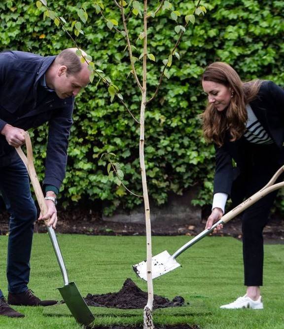 公主|凯特威廉重返母校,凯特穿粉衣重返初恋,雨中漫步美如画?