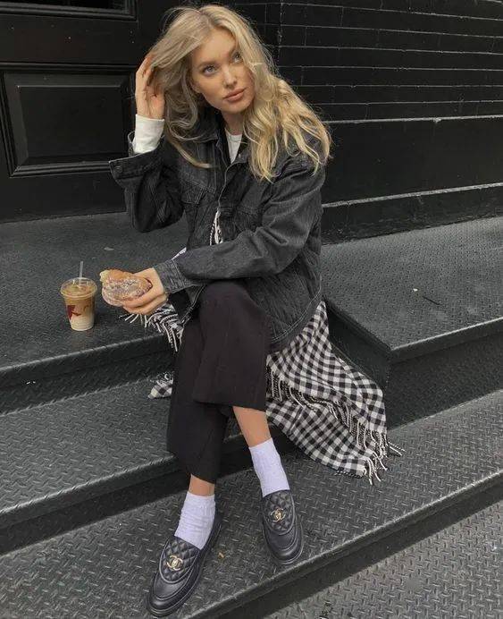 黑色|今年的乐福鞋,配双袜子才时髦