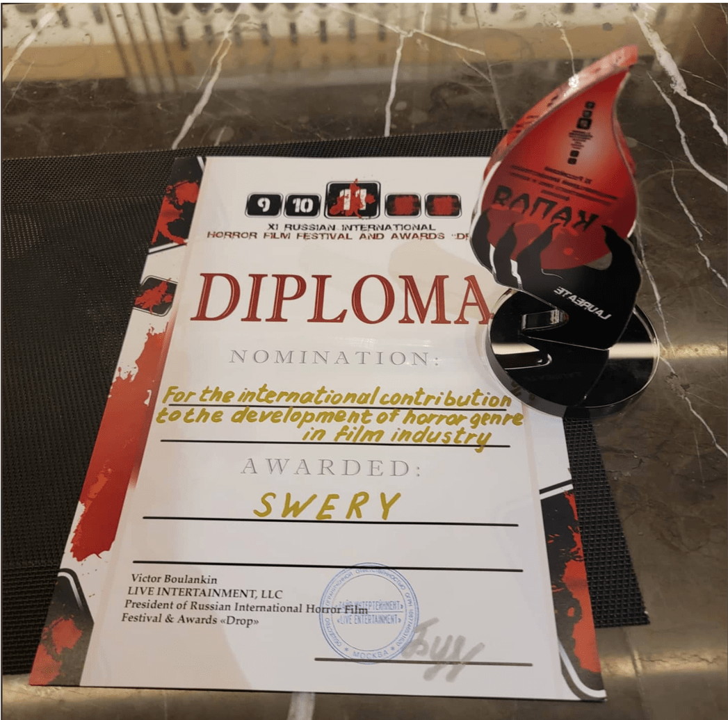 末弘|跨界！《美好人生》制作人末弘秀孝获得俄罗斯国际恐怖电影节奖项