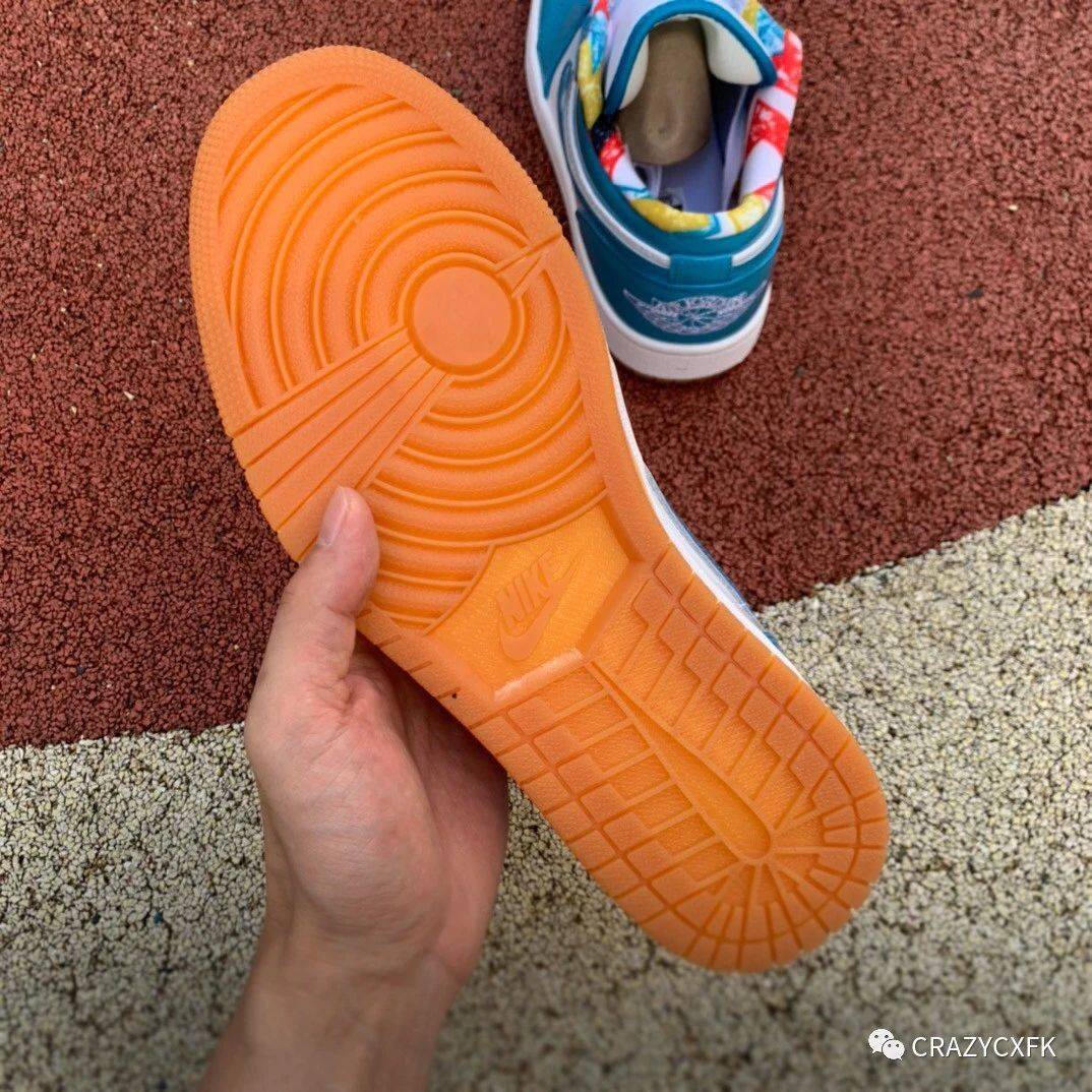 漆皮|乔丹 Air Jordan 1 Low Release 蓝生胶漆皮低帮运动鞋