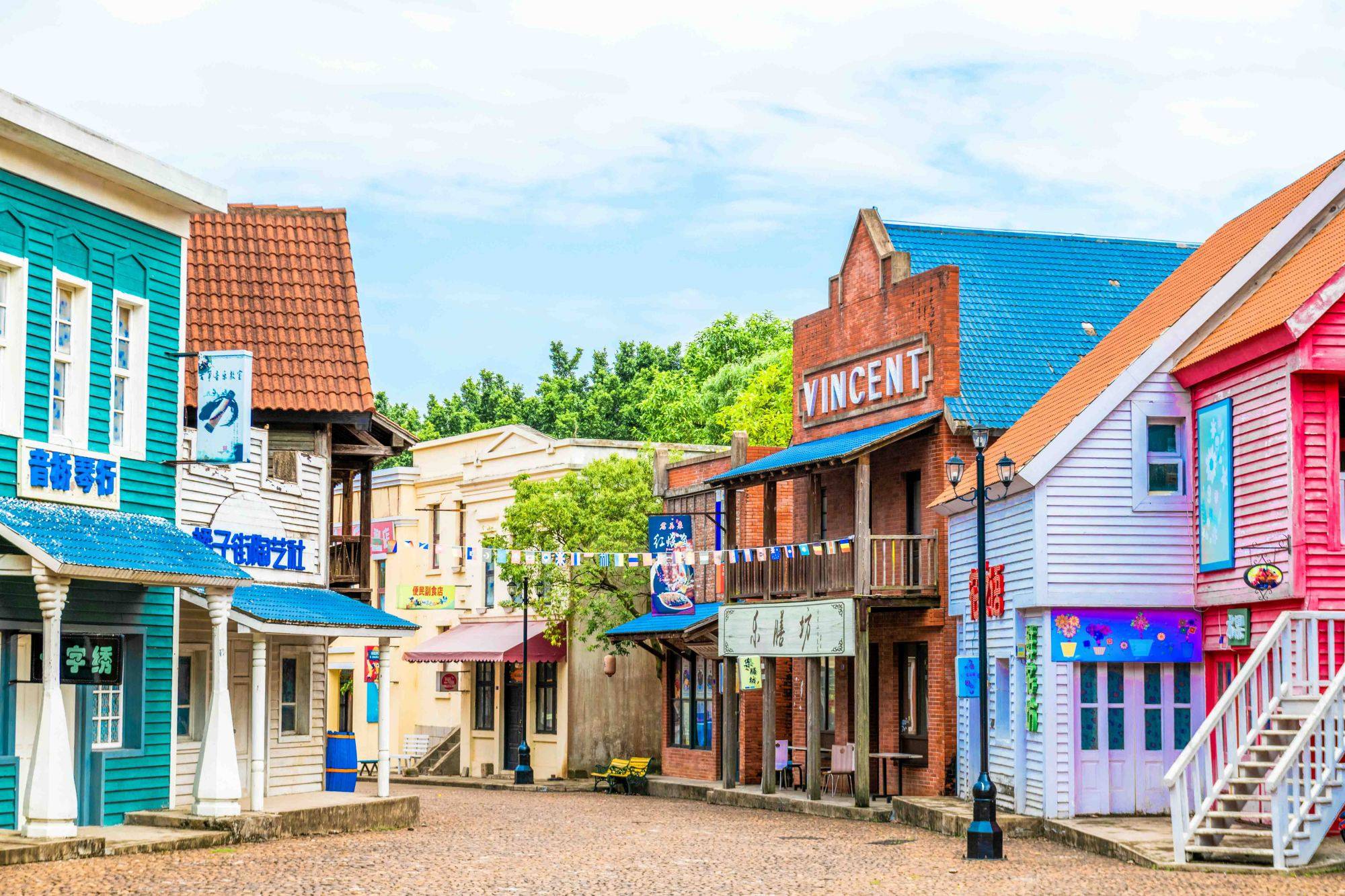 充满异国风情的影视基地四季都能拍照的中山影视城你get了吗