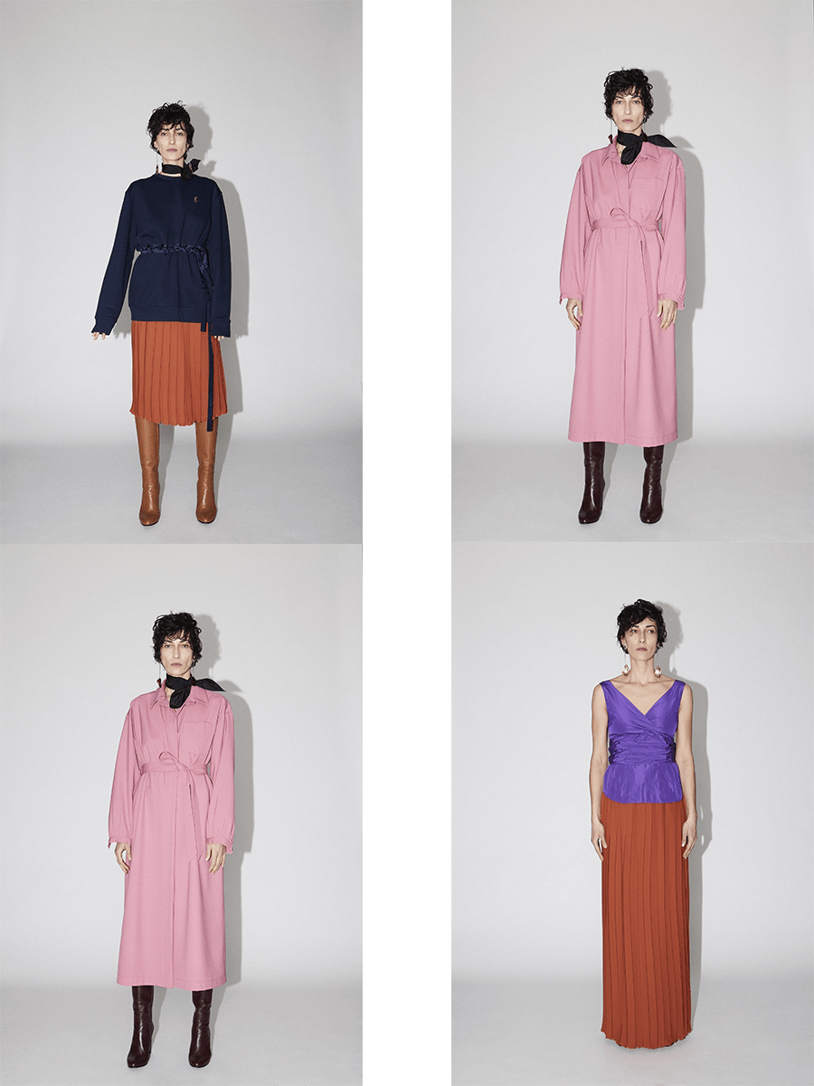 展现|LUTZ HUELLE 2021秋冬系列，消除了腰带，以适当的尺寸展现合体与简约