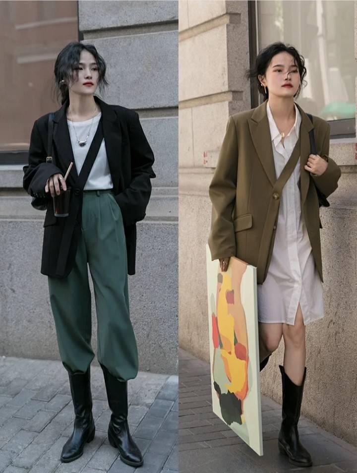 黑色|秋季在职场应该怎么穿？学一学这3种风格