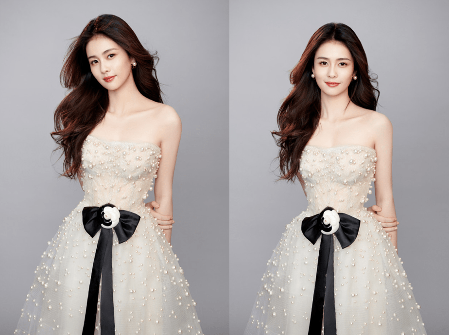 私下里|白鹿又发福利了！私下里穿“奶油裙”拍照，甜美可爱让人好心动