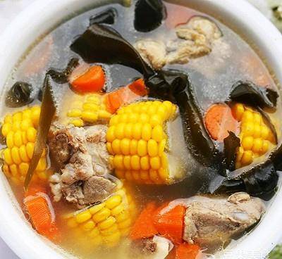 天气|#花10分钟,做一道菜!#玉米海带筒骨汤
