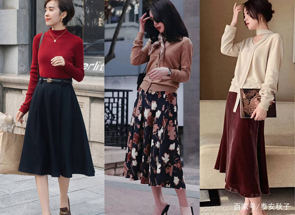 左图|40岁+女人的秋日穿搭：时髦又显高级！