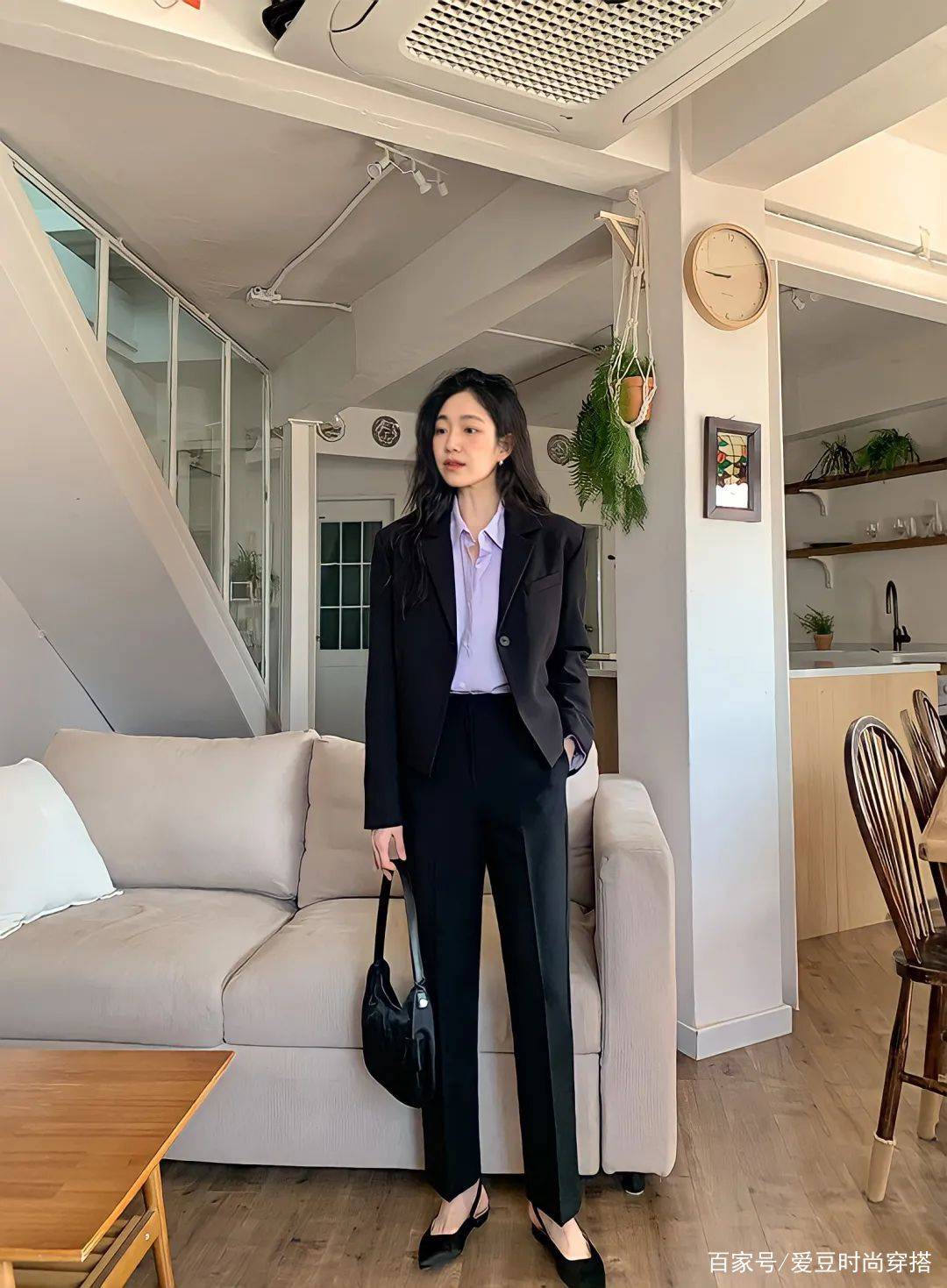 西装|针织衫+奶奶裤，牛仔外套+奶奶裤，今秋流行这么穿