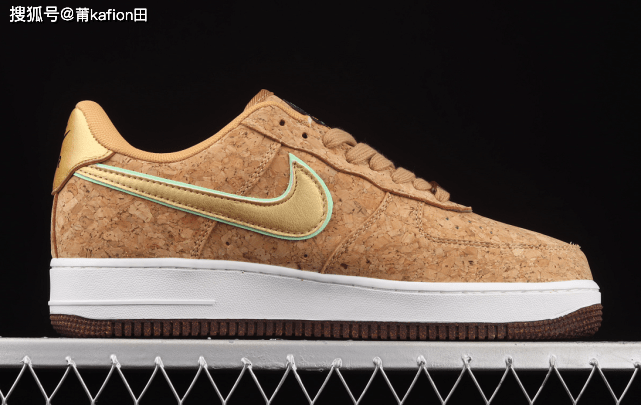 软木塞|Nike Air Force 1＇ Low Pineapple Cork 软木塞菠萝空军一号运动休闲鞋评测