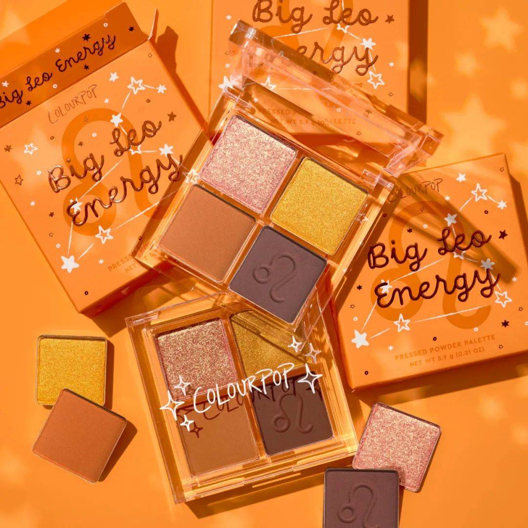 盘带|你的星座是什么色彩？colourpop星座四色眼影盘带你找到幸运专属色~