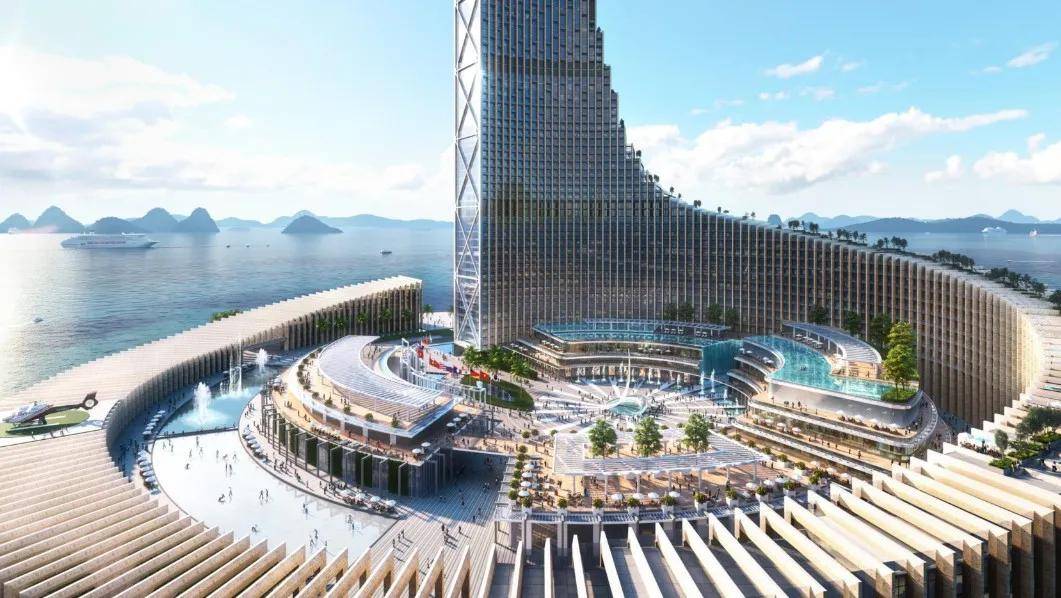 桑给巴尔建在人造岛上的多米诺骨牌塔将是非洲第二高建筑 Xcassia 全网搜