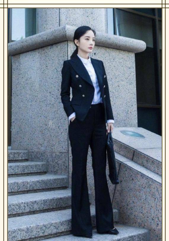 职场|李小璐低调晒剧照,8套职场look又攻又美,网友:彻底圈粉啦!