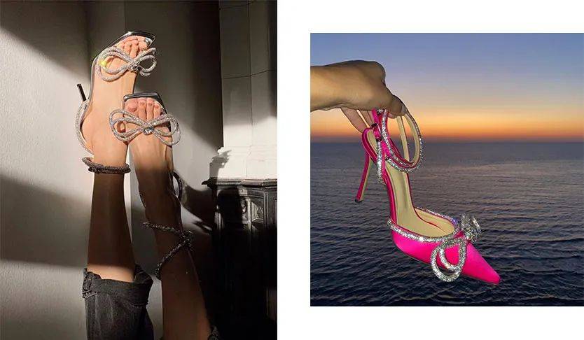 设计|快看看！谁还没几双美到爆一上脚就呲牙咧嘴的高！跟！鞋！