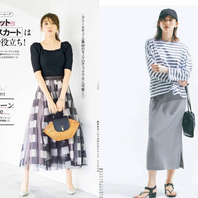 长度|“半身长裙＋低跟鞋”，小个子这么穿，显高优雅，遇见更美的自己