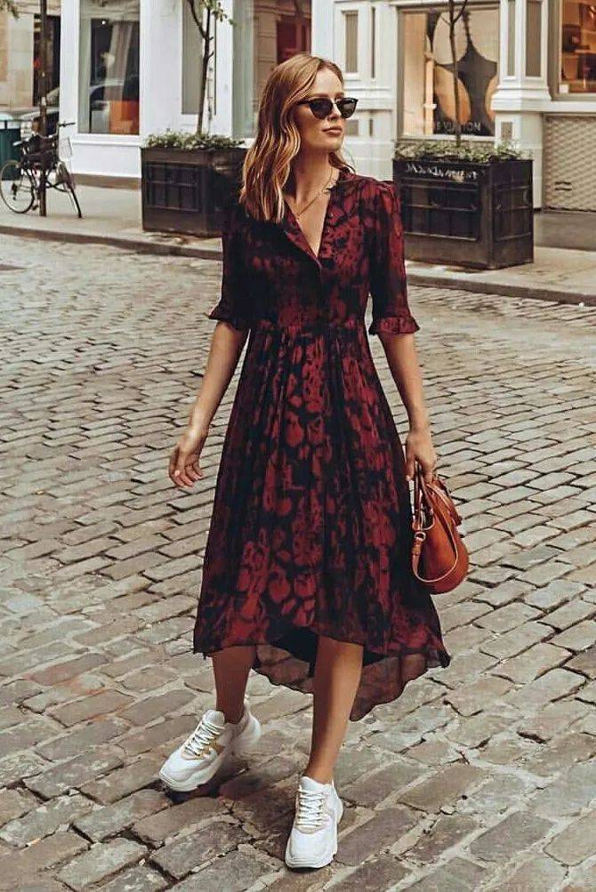 小白|今夏“裙子＋运动鞋”这样穿，就是美得不一样！