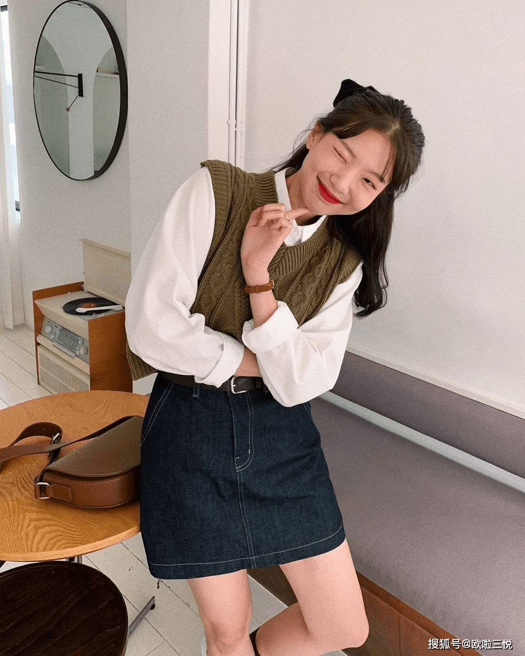 衬衫 女生的“纯欲风”衬衫穿搭