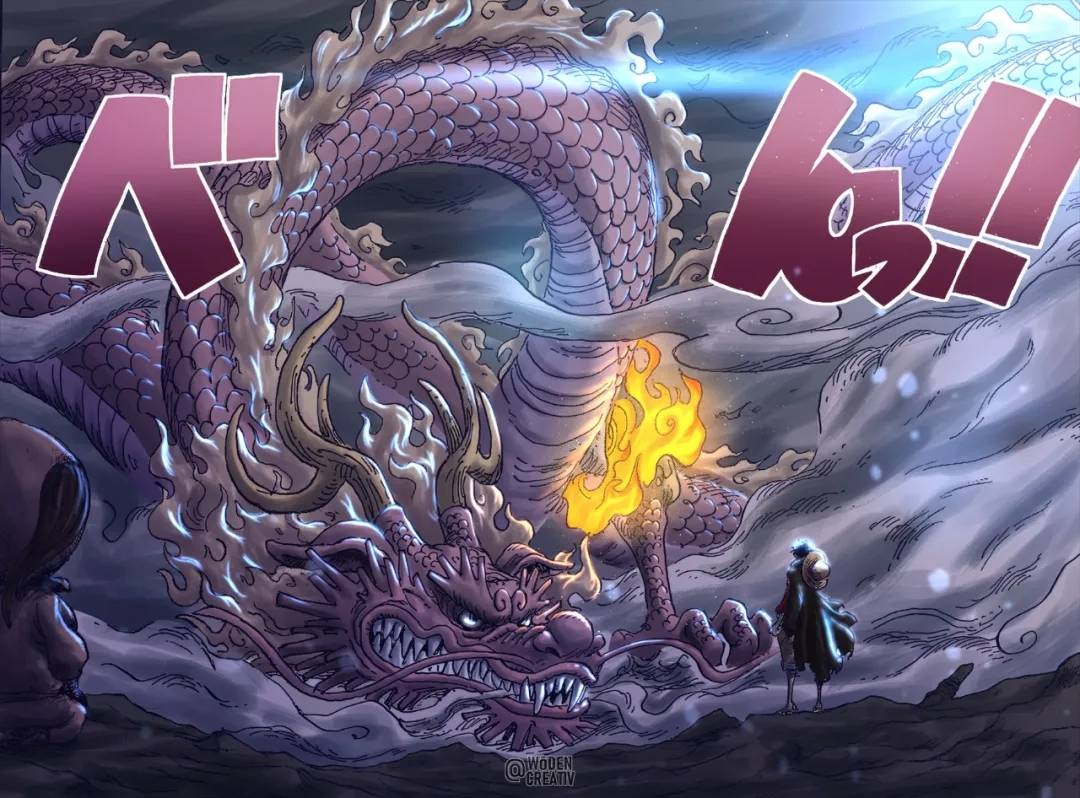 实力|海贼王1025话，双龙汇聚！凯多与桃之助的“生死之战”