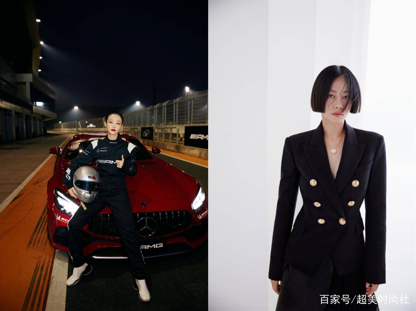 身材|谭卓黑裙红唇惊艳众人，身材长相不是顶配，时尚品味却一路看涨