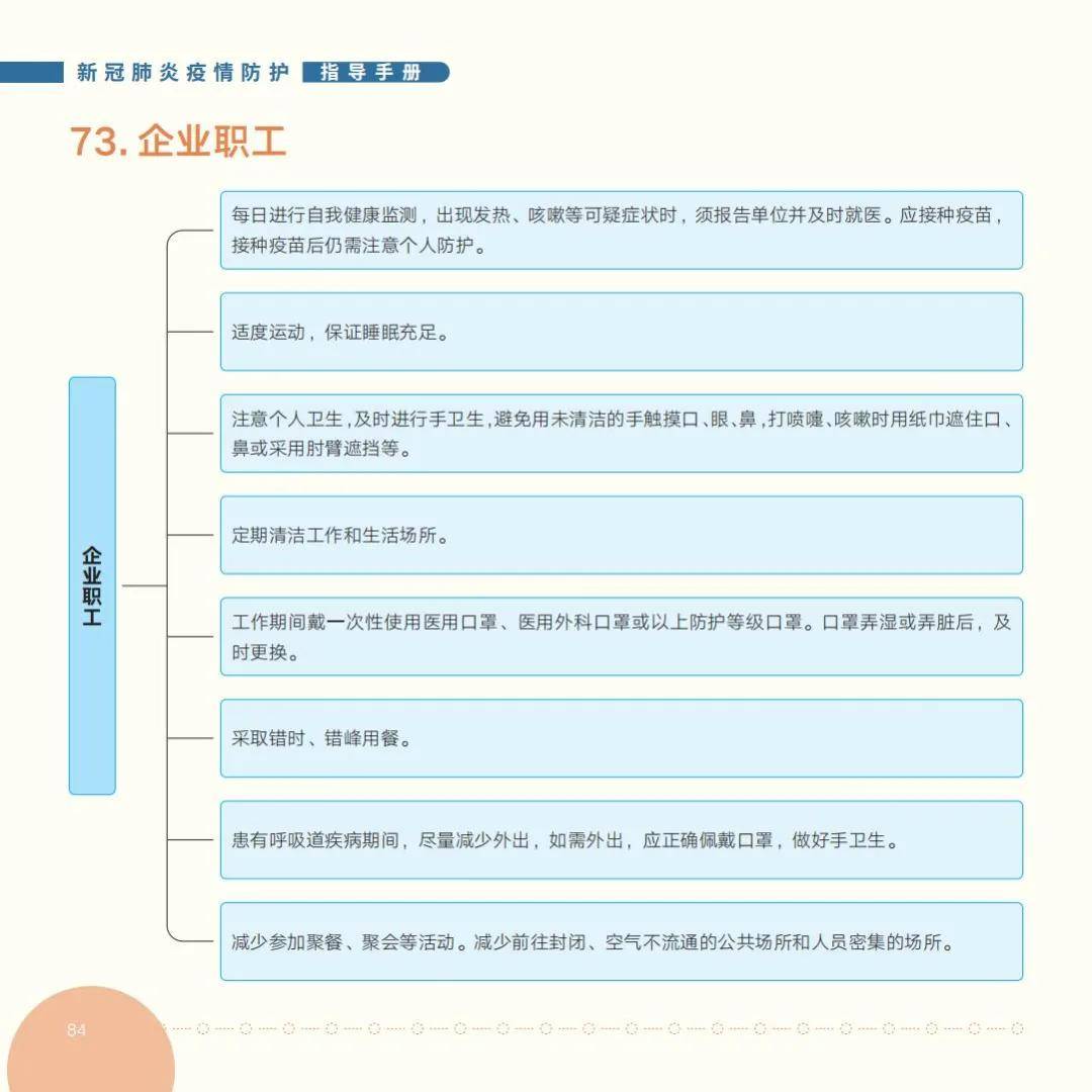 疫情|国家卫健委发布《新冠肺炎疫情防护指导手册》