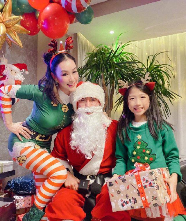 个性|钟丽缇真是厉害了，穿红绿色紧身衣秀曼妙身姿，腰间赘肉抢眼