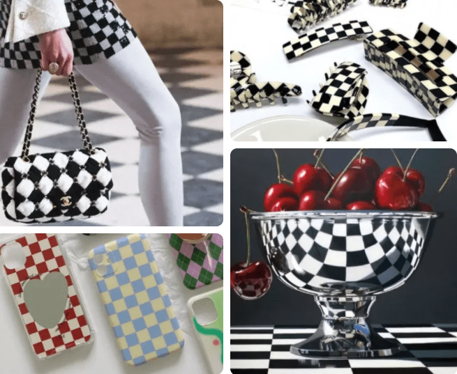 棋盘|爆火的“棋盘格”元素，早秋这样穿，时髦又高级！