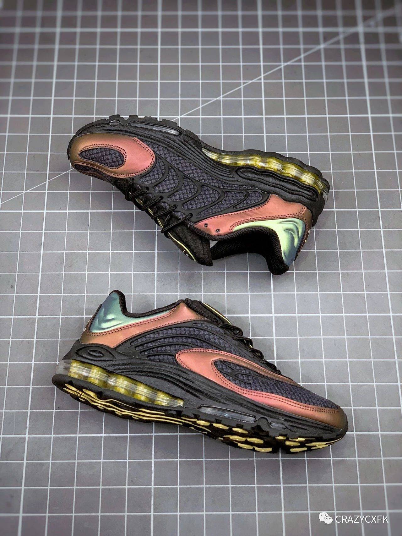 设计|?耐克 Nike Air Tuned Max Dark Charcoal 黑蓝铜稠气垫运动鞋
