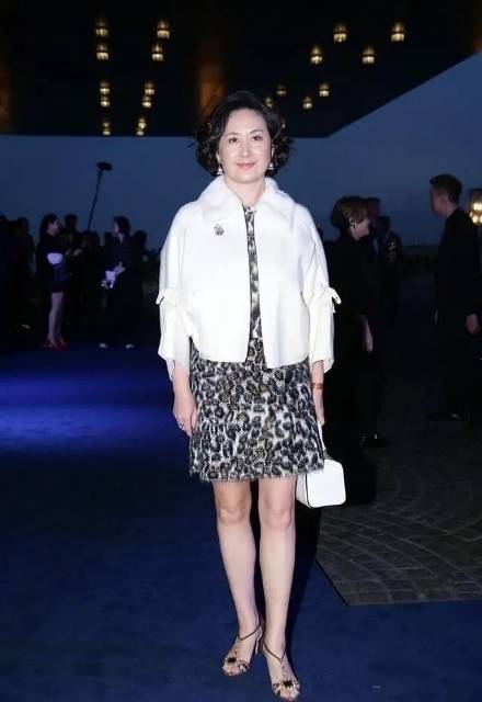 一身|何超琼自带女富豪气场,穿一身豹纹裙和刘嘉玲同框,也丝毫不输
