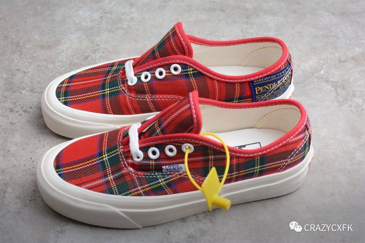 颜色|万斯 Vans SK8 Hi Pendleton 联名格纹高帮拼接帆布鞋